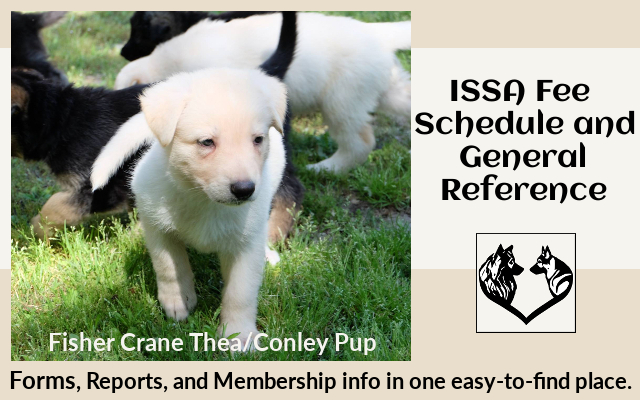 ISSA Fee Schedule and General Reference